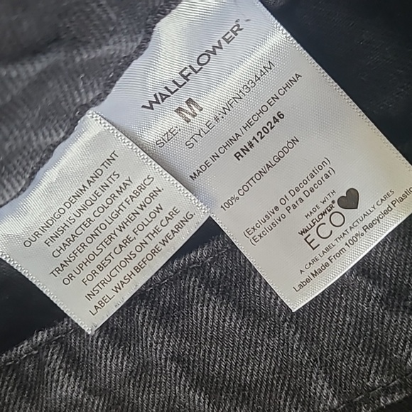 Wallflower Black Overalls Adjustable Straps - Picture 3 of 9